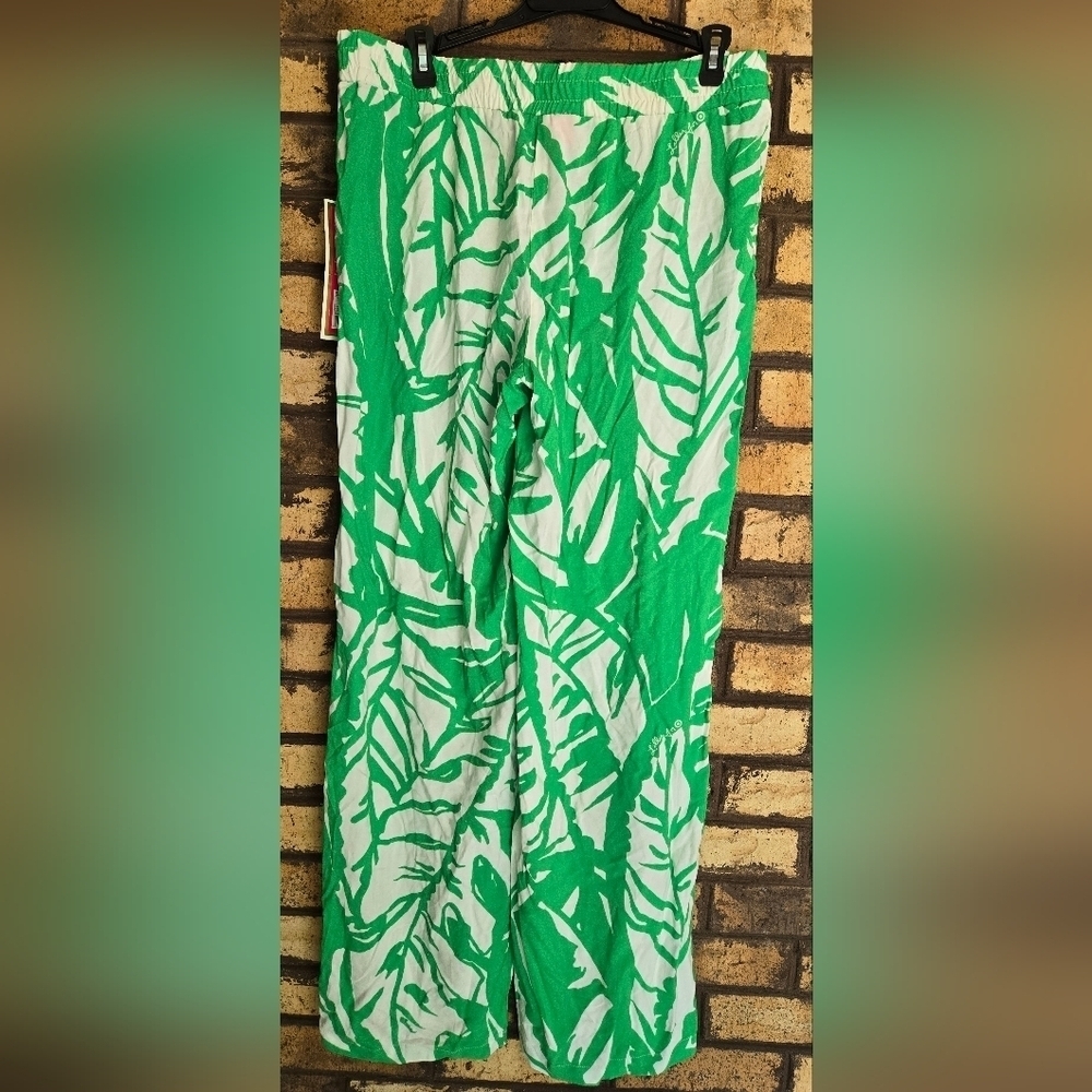 Limited Edition Lily Pulitzer Boom Boom Tropical Pallazzo Flowy Pants - Picture 2 of 6